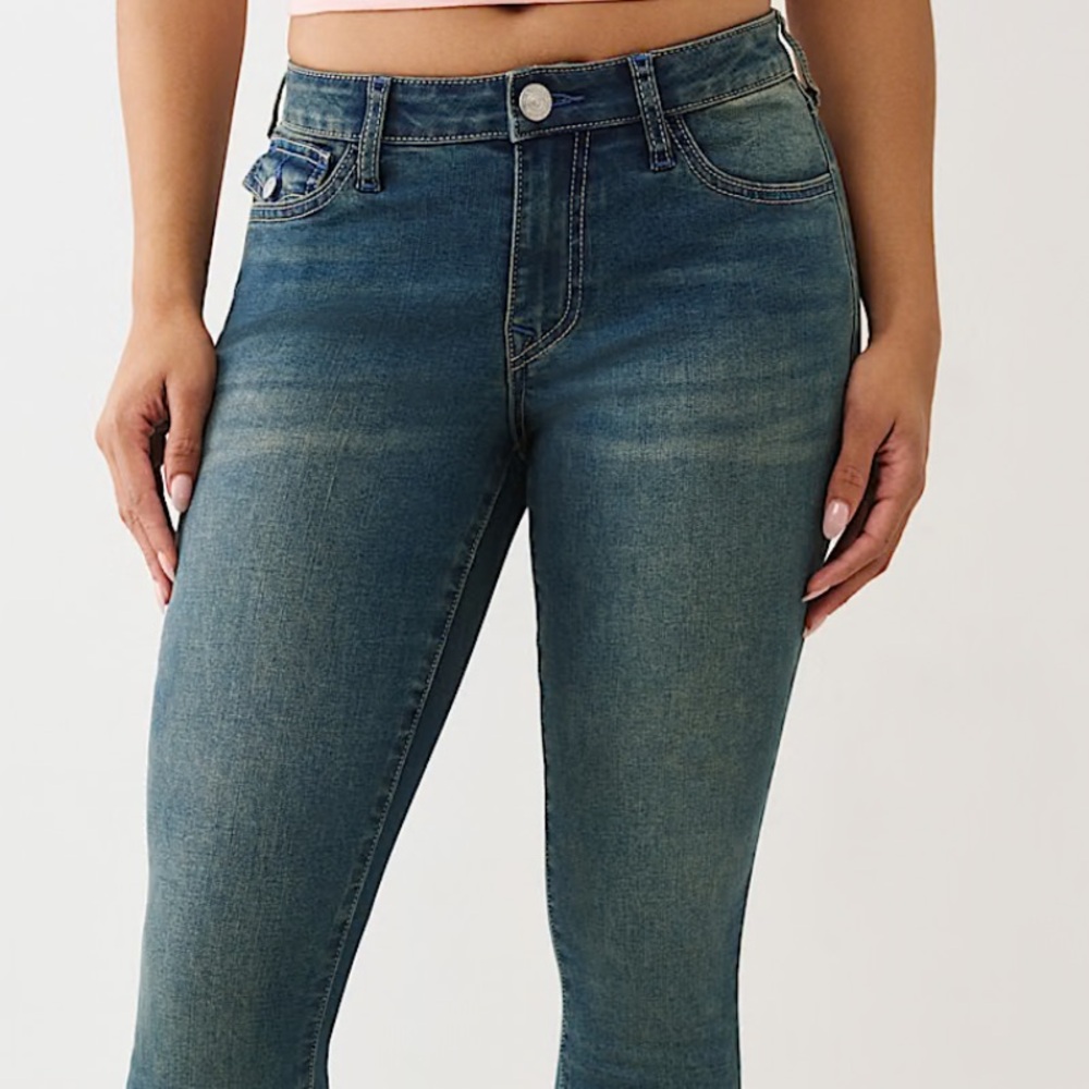 True Religion Jennie Midrise Curvy Skinny Jeans